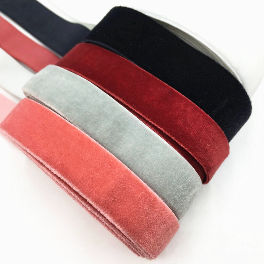 Velvet Ribbon Roll - Banda elástica de terciopelo de 15mm