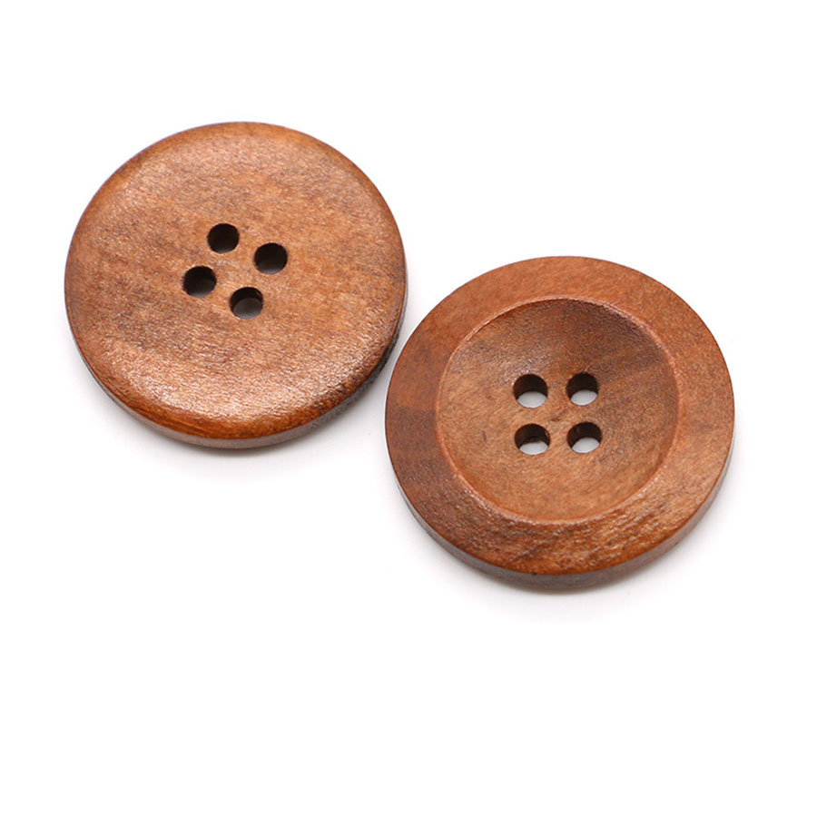 Embellishments For Scrapbooking - 10 Uds. Botones redondos de madera