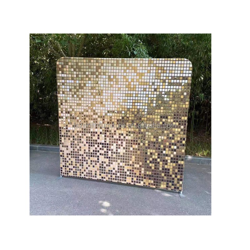 Sequin Fabric Panel - Cubierta trasera de arco de tela