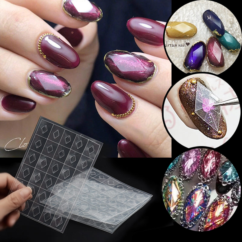 Glitter Vinyl Roll - Plantilla de gemas para uñas, 1