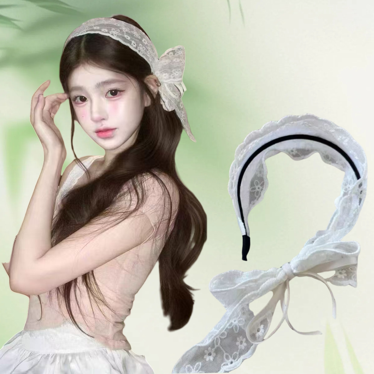 Lace Ribbon Trim - Nueva banda para el cabello de