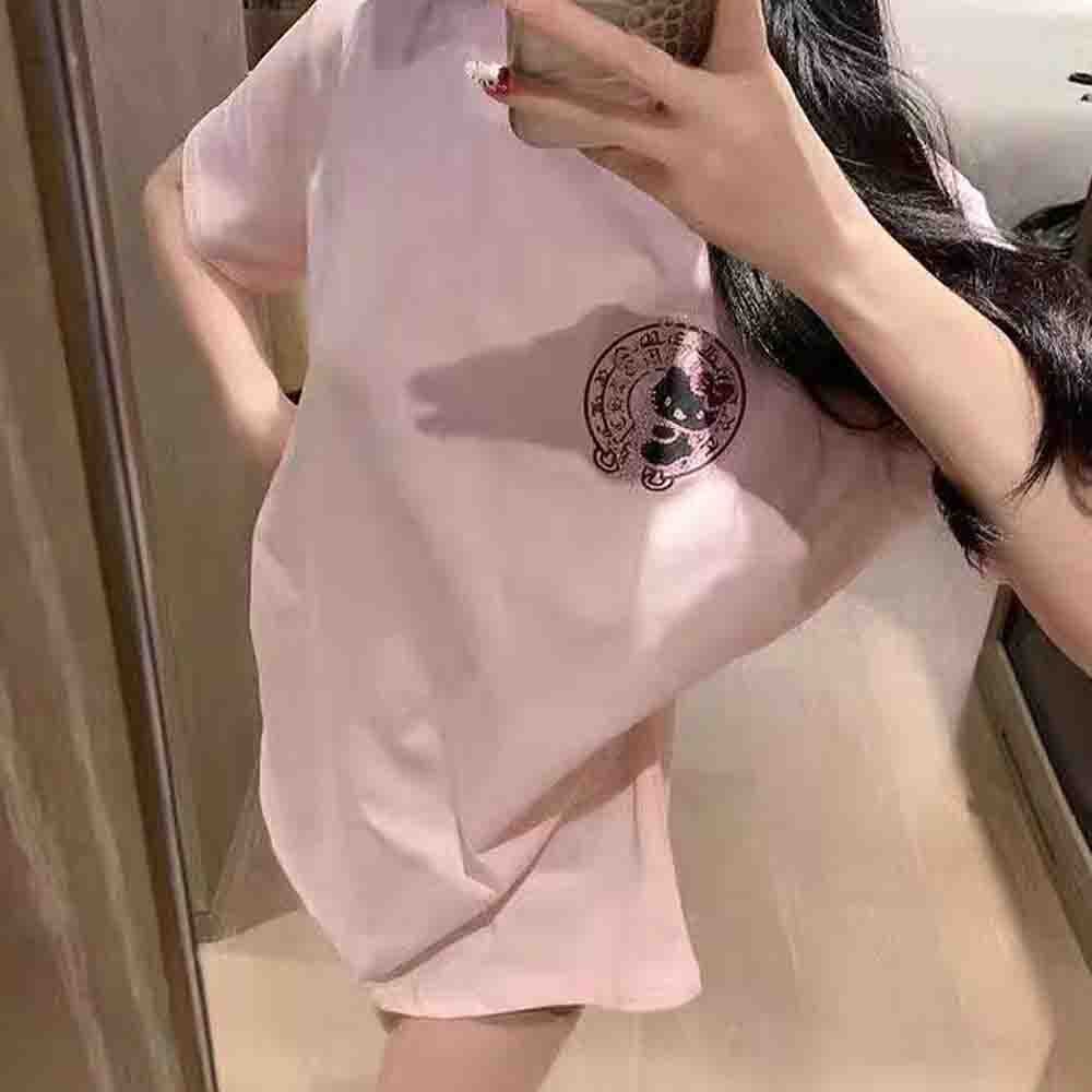 Embellish Knit - Camiseta coreana con estampado de diamantes