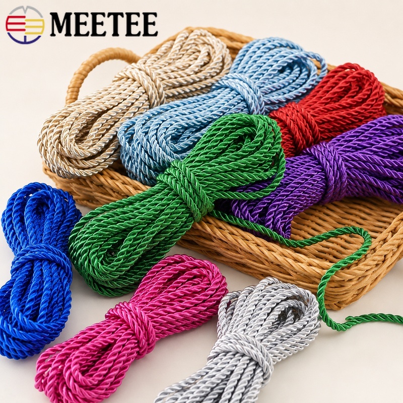 Cord Trim Twisted - Cordón de Nylon y Algodón Trenzado