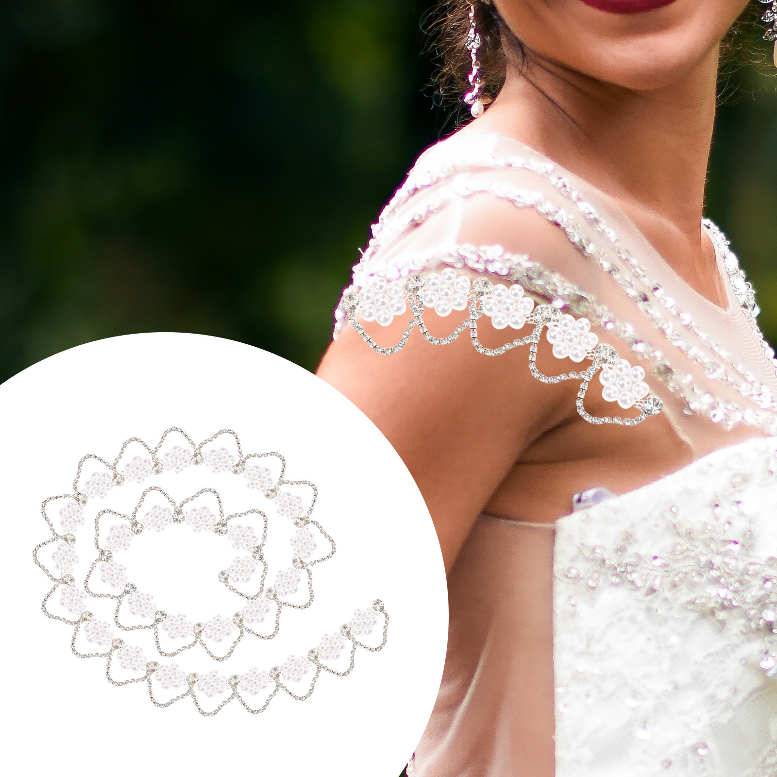 Pearl Trim Chain - Cadena de Perlas y Diamantes de
