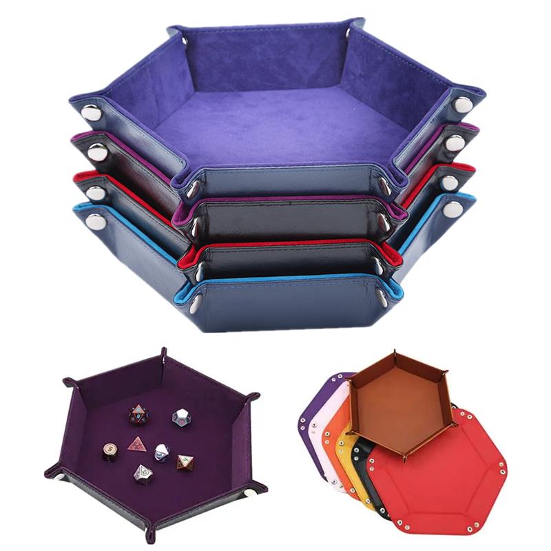 Velvet Ribbon Roll - Bandeja de Almacenamiento Plegable Hexagonal para