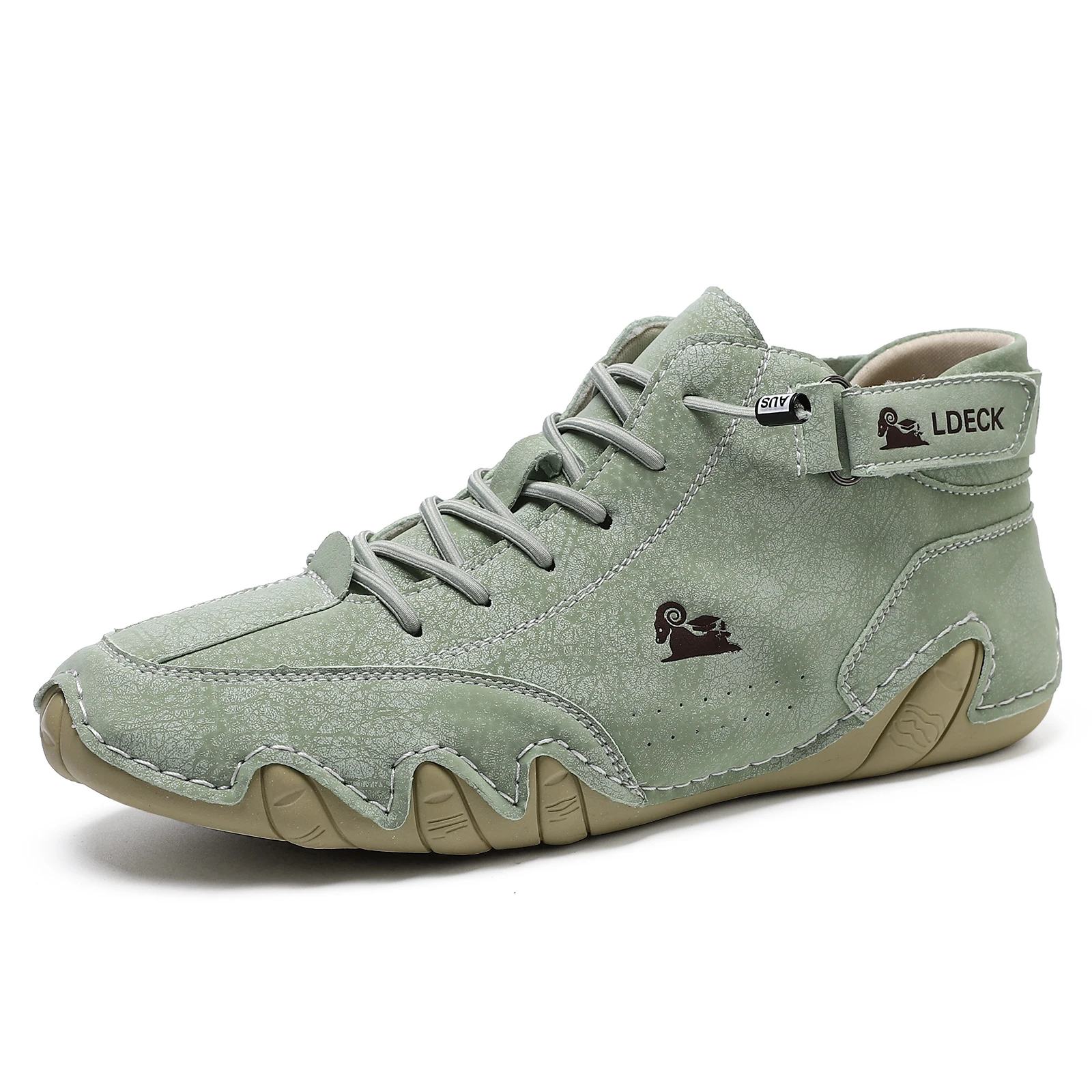 Guipure Lace Panel - Zapatos de cuero genuino para hombre,