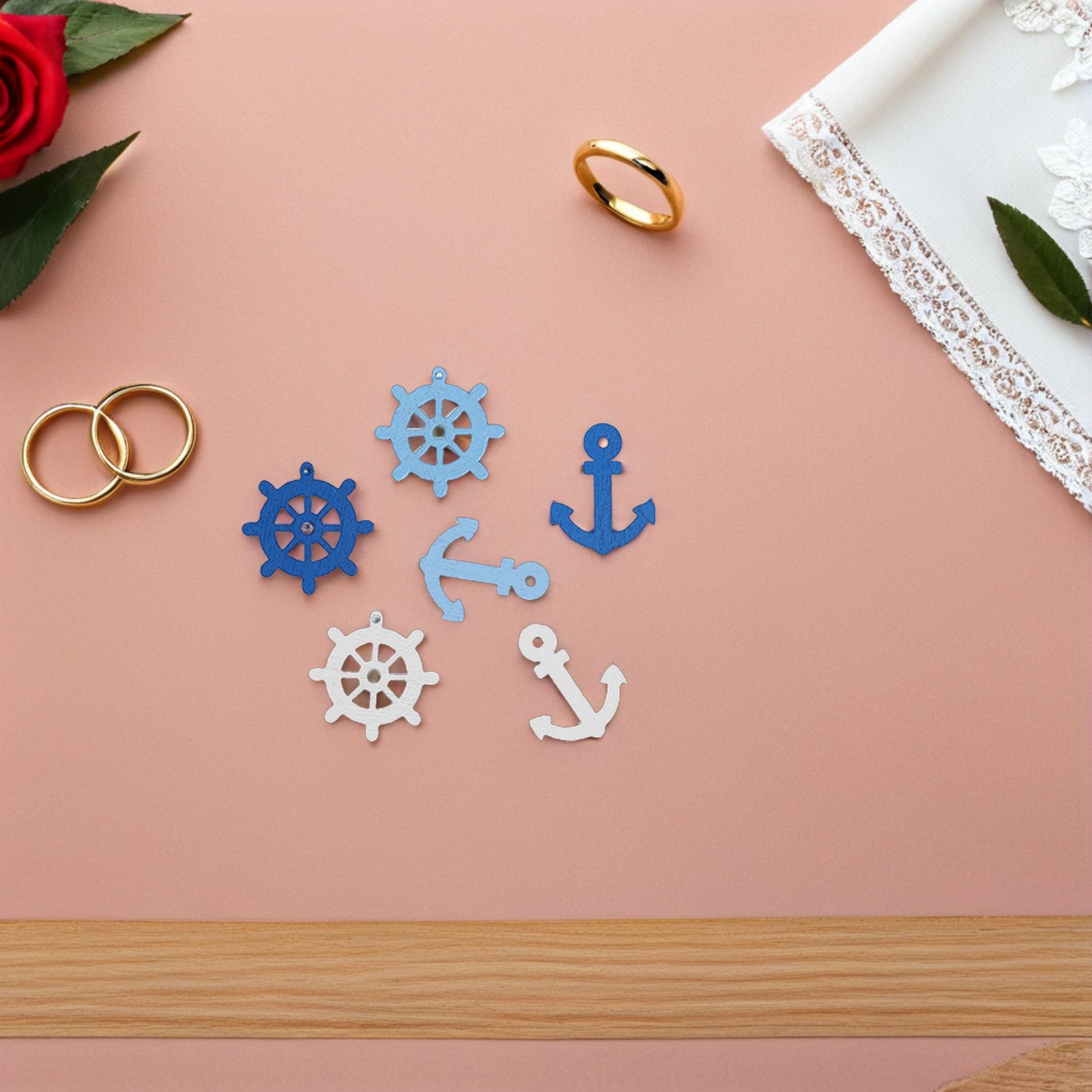 Embellishments For Scrapbooking - 100 Piezas de Mini Colgantes de