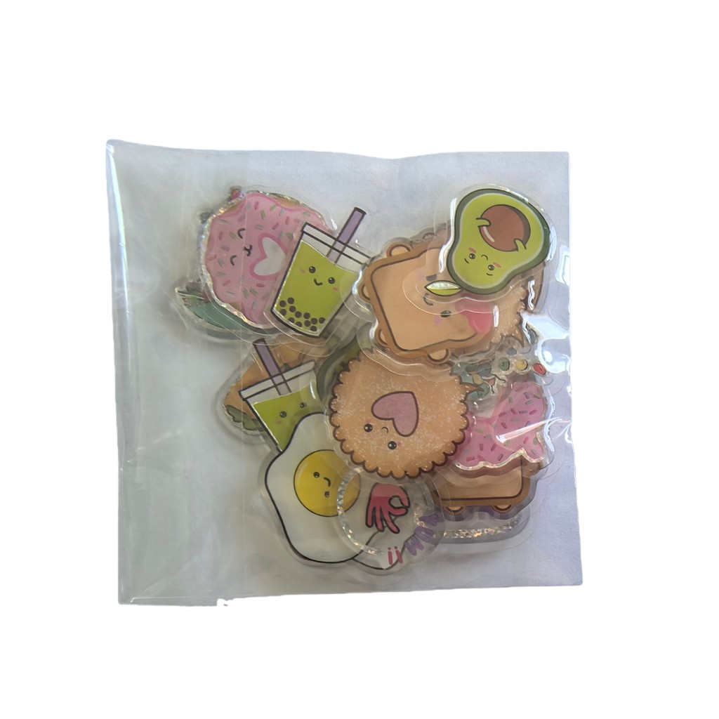 Craft Embellishment World - 45 pegatinas epoxi adorables, adornos 3D