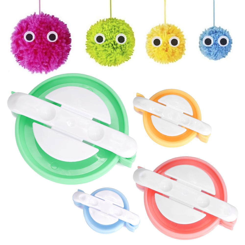 Pom Pom Maker Tool - Herramienta para Hacer Pompones de Peluche,