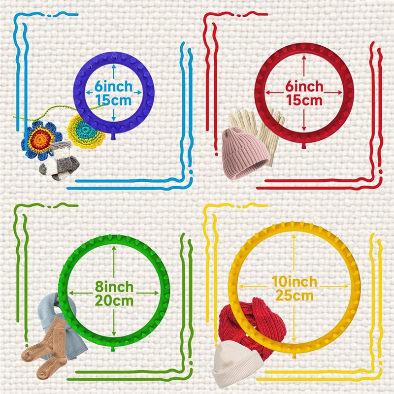 Pom Pom Maker Tool - 【ALLOWANCE】Kit de telar para tejer sombreros
