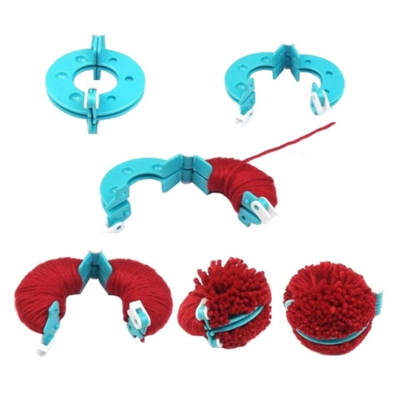 Pom Pom Maker Tool - Herramienta para tejer hilo lana L43A,