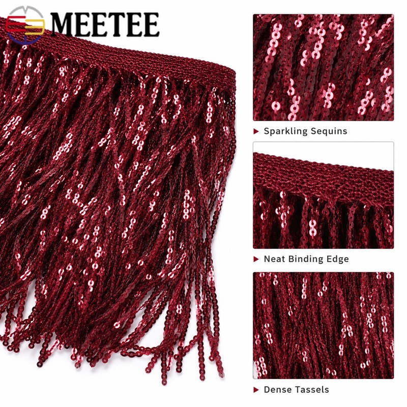 3/5 Yardas de Flecos de Lentej - Fringe Ribbon Sewing reseña y precio