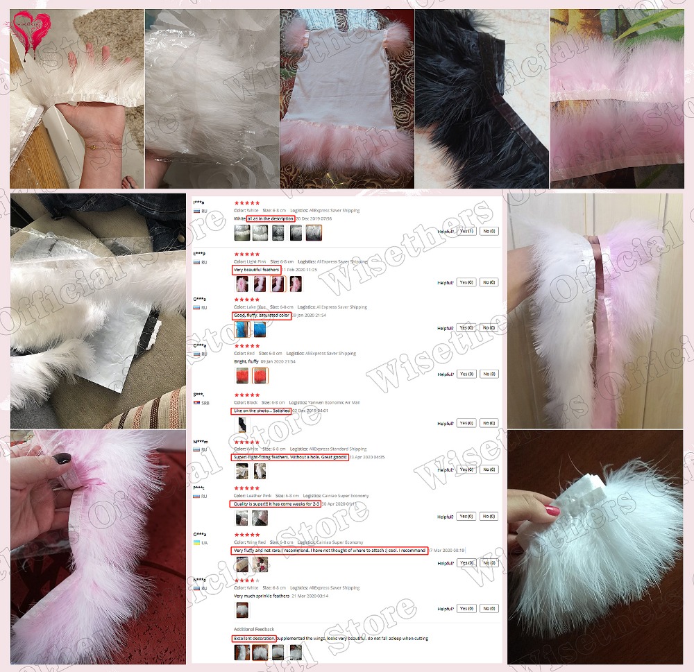 1 metro elegante suave esponjo - Feather Trim Marabou reseña y precio