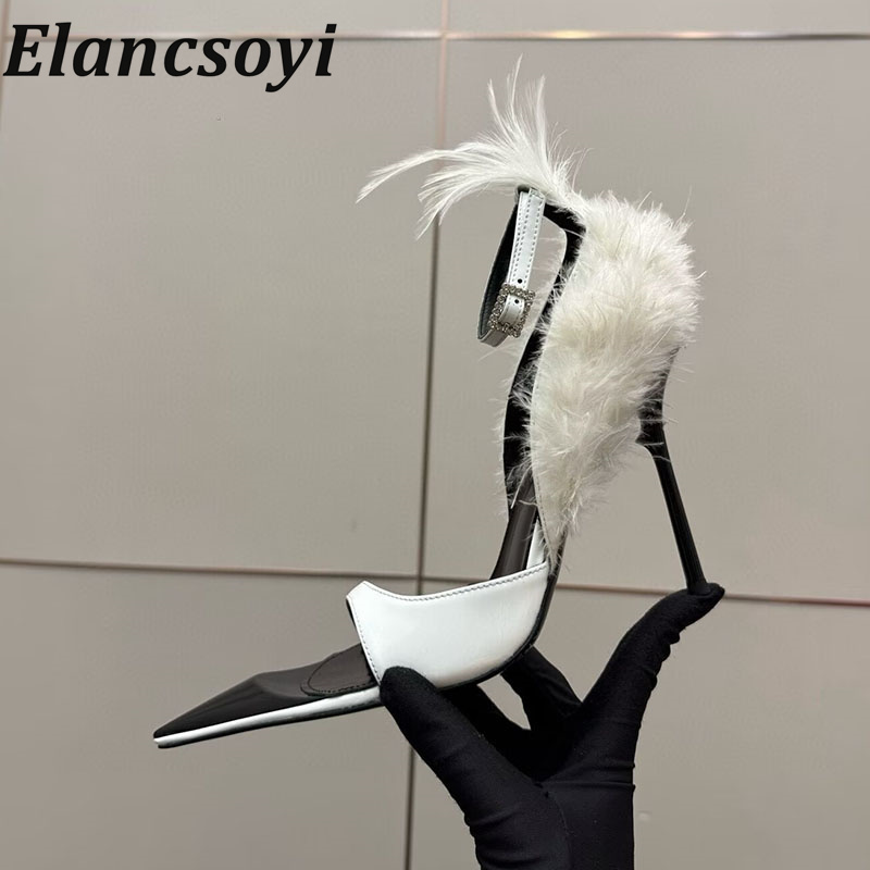 Zapatos de tacón alto con ador - Rhinestone Banding Trim reseña y precio