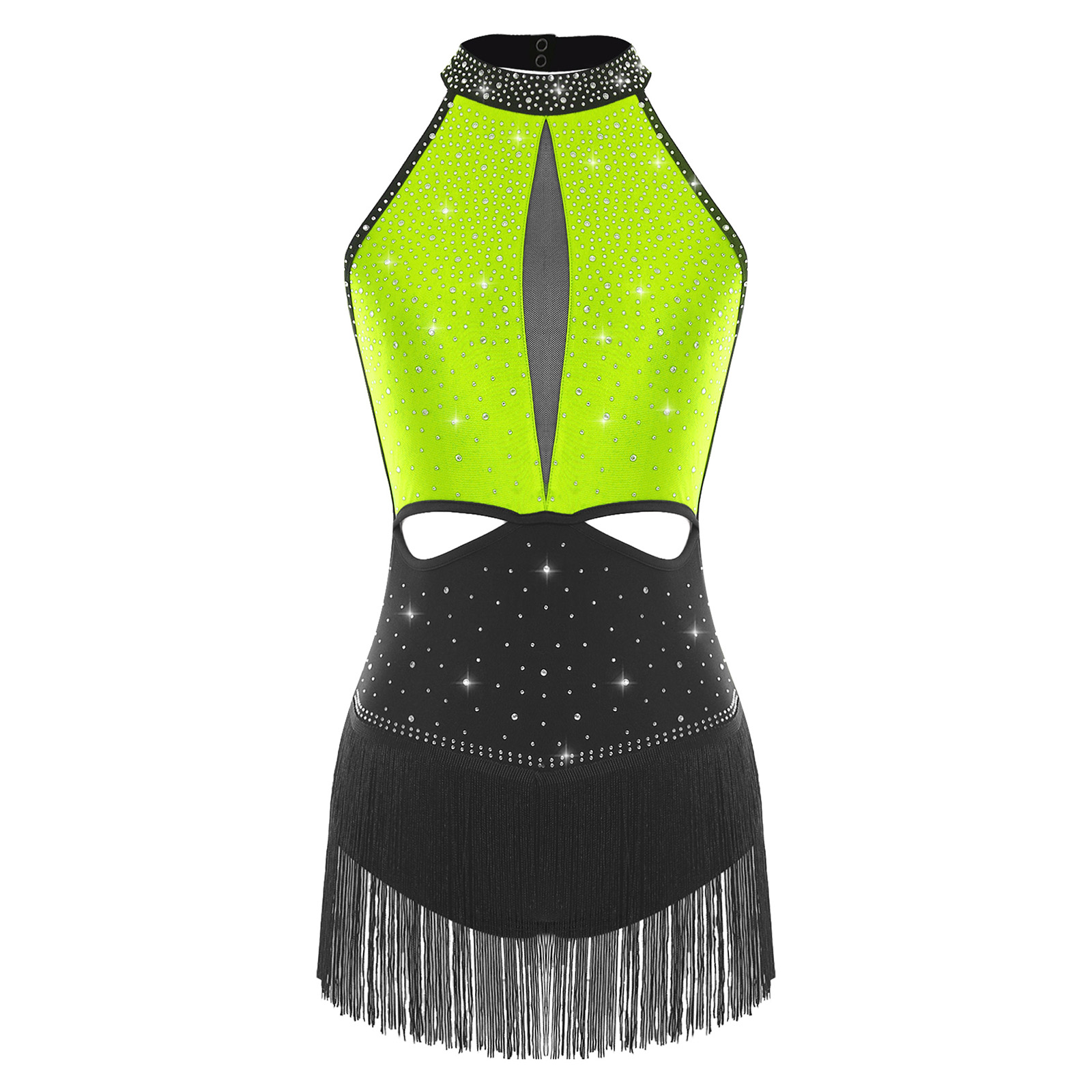 Vestidos rítmicos de baile par - Rhinestone Banding Trim reseña y precio