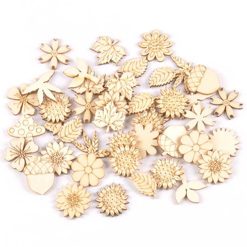 Accesorios de madera Natural p - Embellishments For Scrapbooking reseña y precio