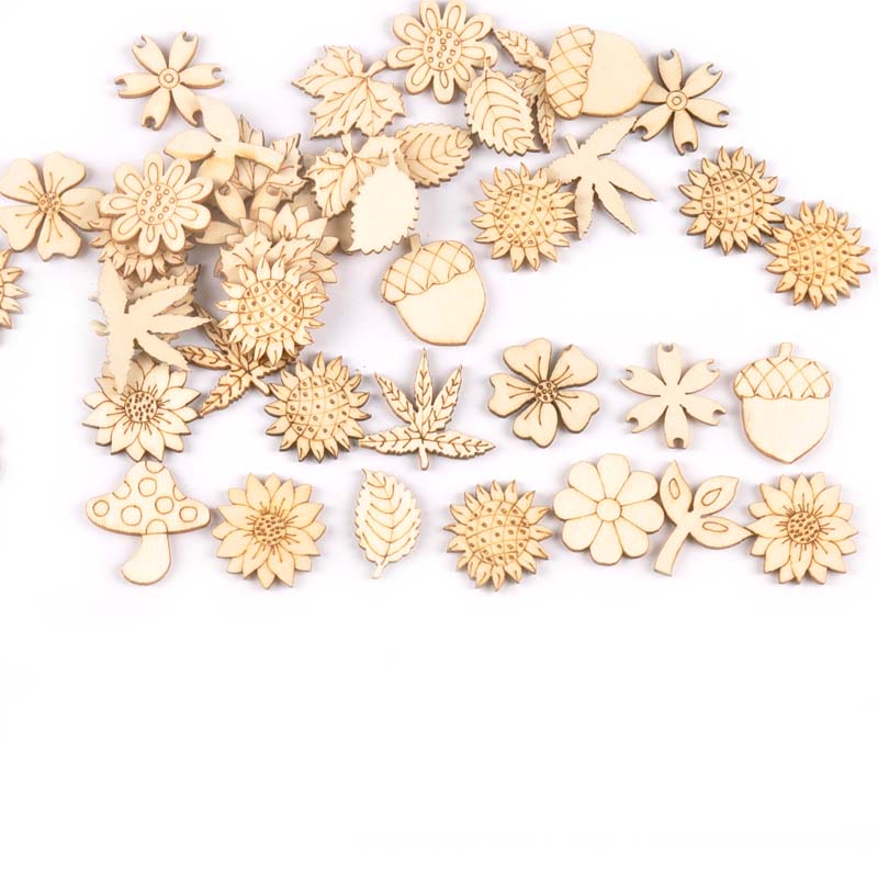 Accesorios de madera Natural p - Embellishments For Scrapbooking reseña y precio