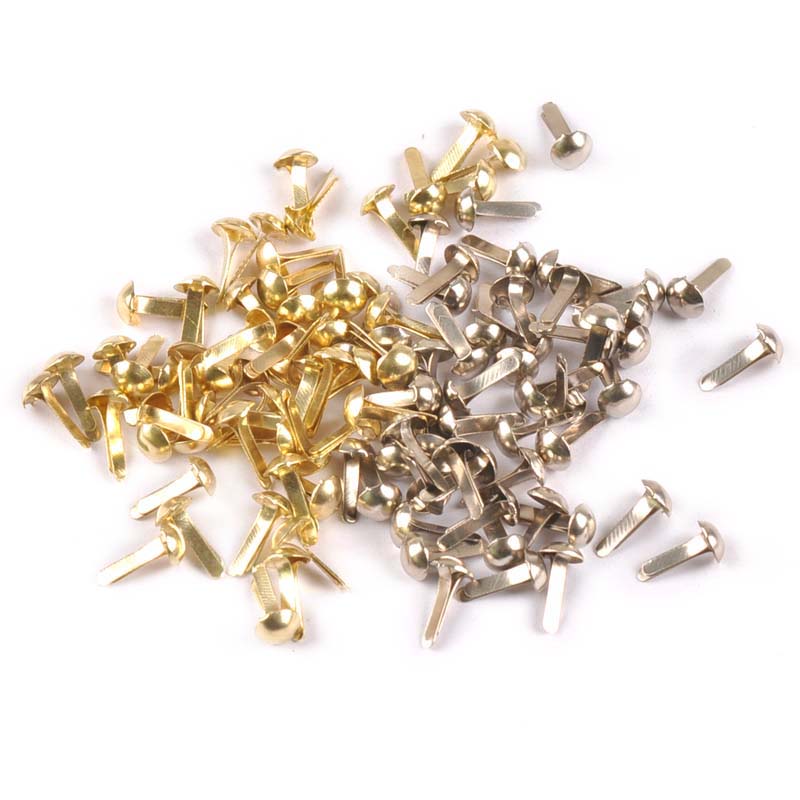 100 Uds. Mezcla de plata/dorad - Embellishments For Scrapbooking reseña y precio