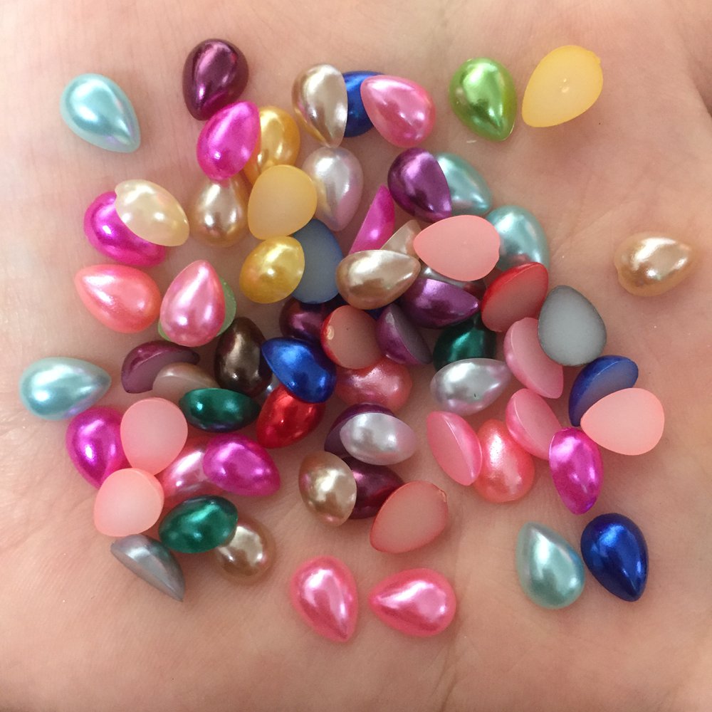 Cuentas de perlas de resina pa - Embellishment Glue Craft reseña y precio