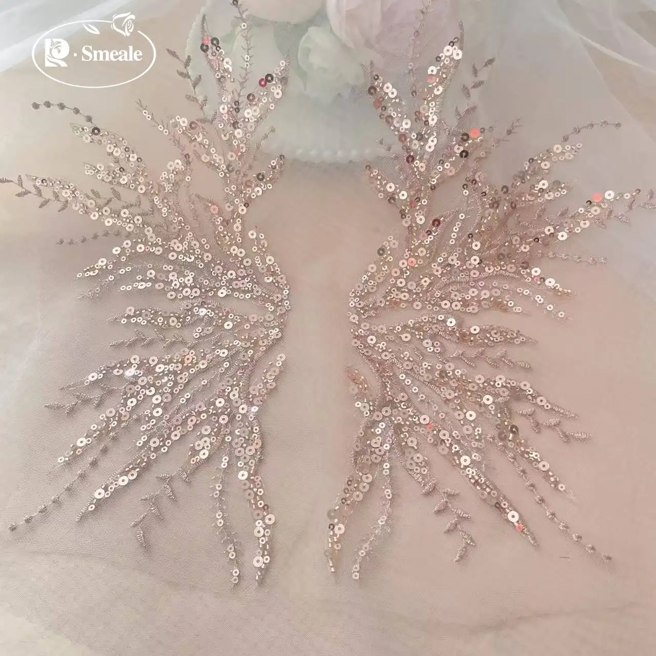 5 pares-2 pares. Apliques de e - Applique Patch Flower reseña y precio