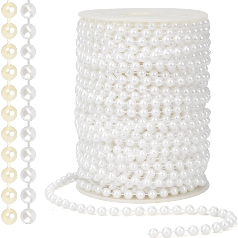 Cadena de cuentas de perlas de - Pearl Trim Chain reseña y precio