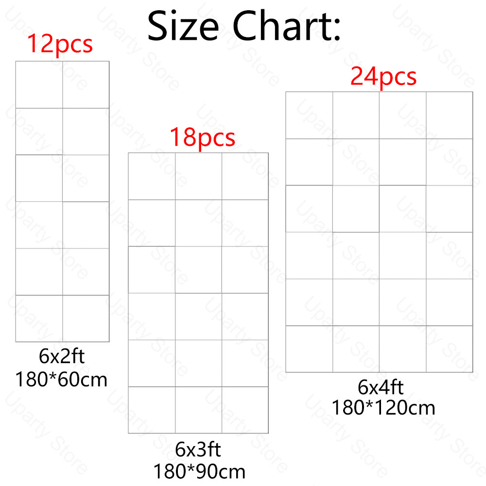 Painéis de fondos de pared de  - Sequin Fabric Panel reseña y precio