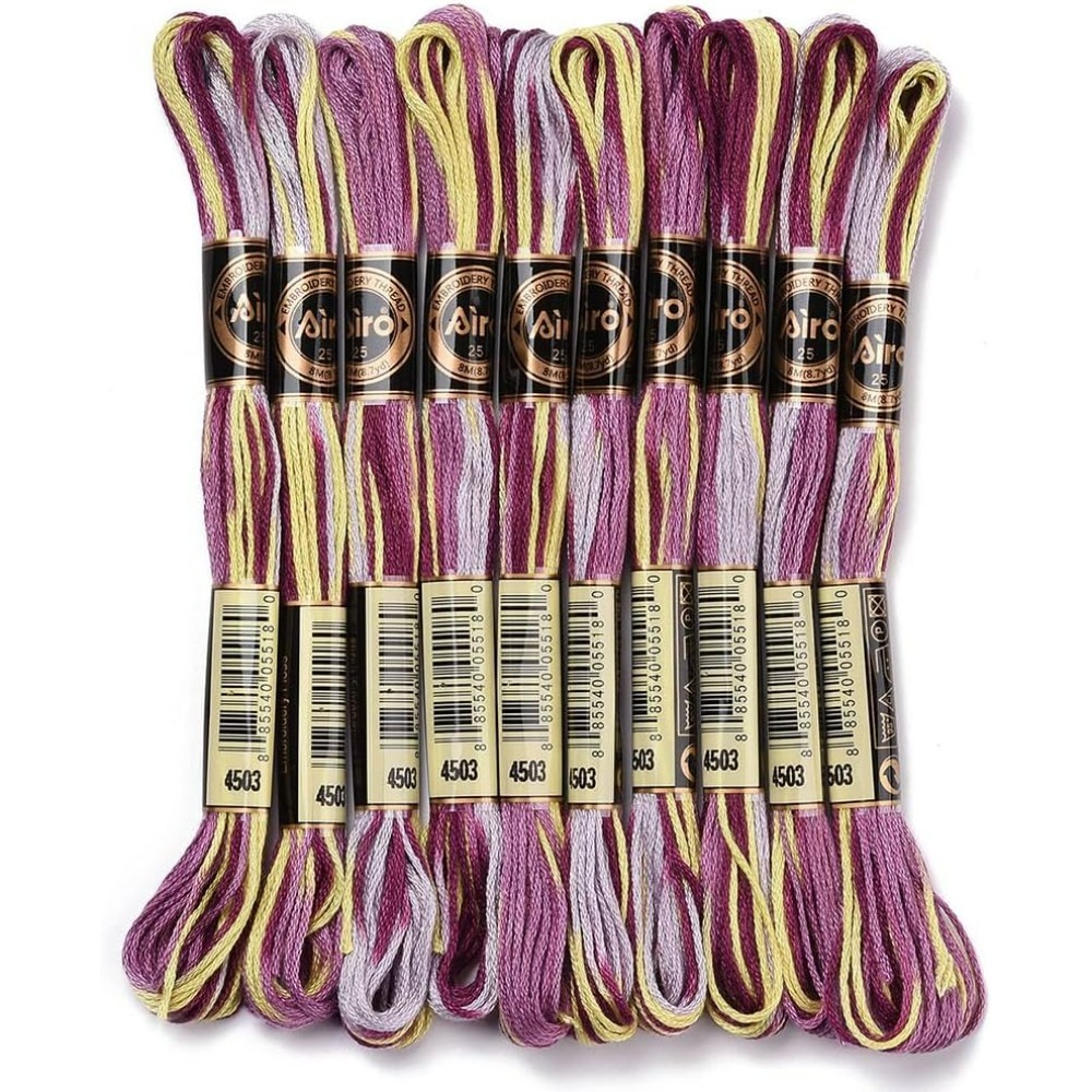 6 hebras de hilo de bordar mor - Embroidery Embellishments reseña y precio