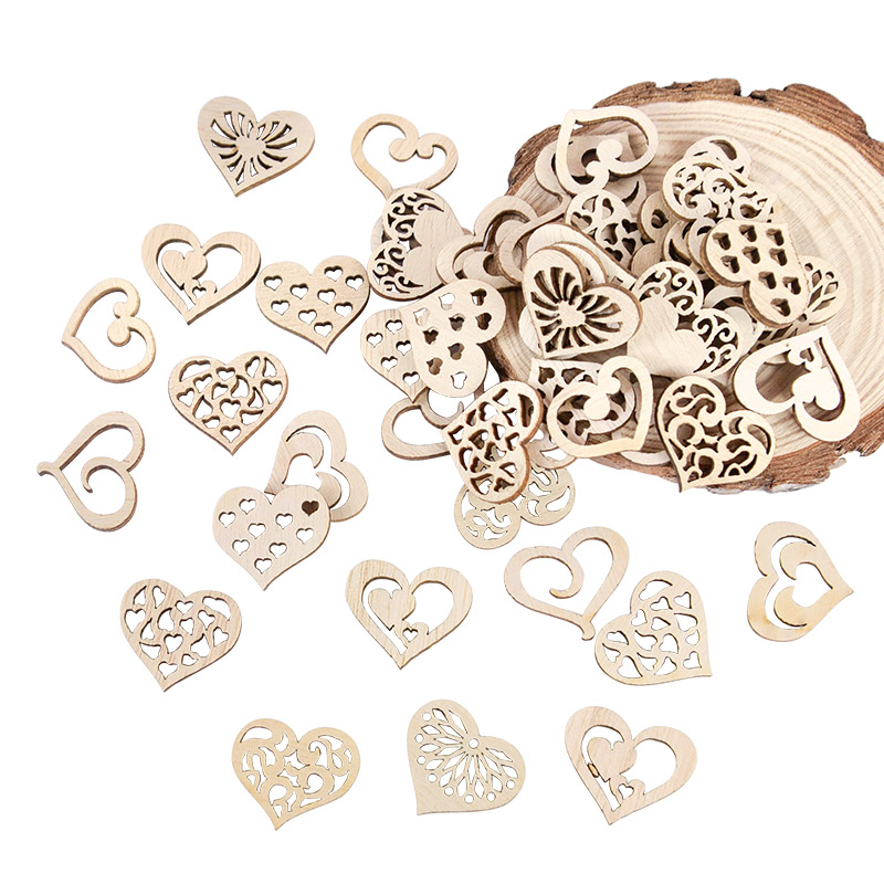 50/100 Uds. Patrón de corazón  - Embellishments For Scrapbooking reseña y precio