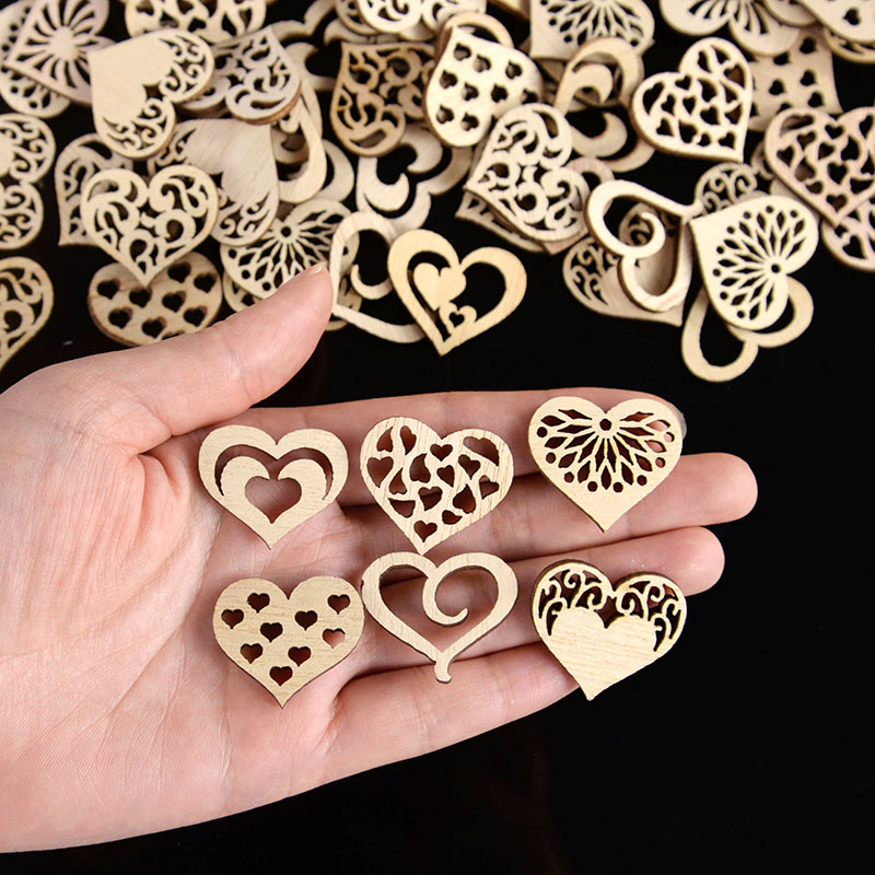 50/100 Uds. Patrón de corazón  - Embellishments For Scrapbooking reseña y precio
