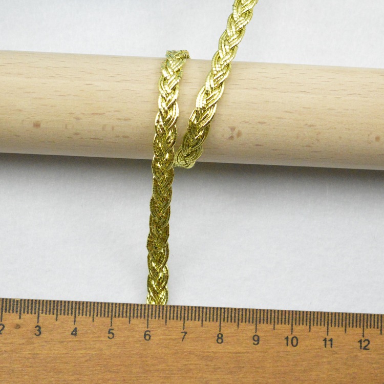 Cordón trenzado metálico dorad - Cord Trim Twisted reseña y precio