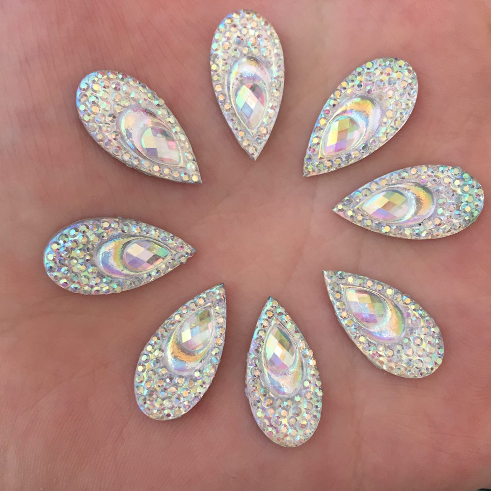 40 Uds. De resina de 10x20mm e - Embellishment Glue Craft reseña y precio
