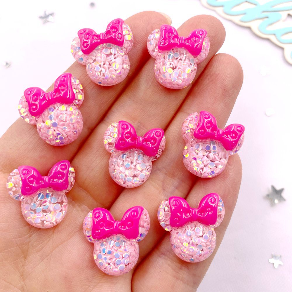 20 piezas Mini lazo de dibujos - Embellishment Glue Craft reseña y precio