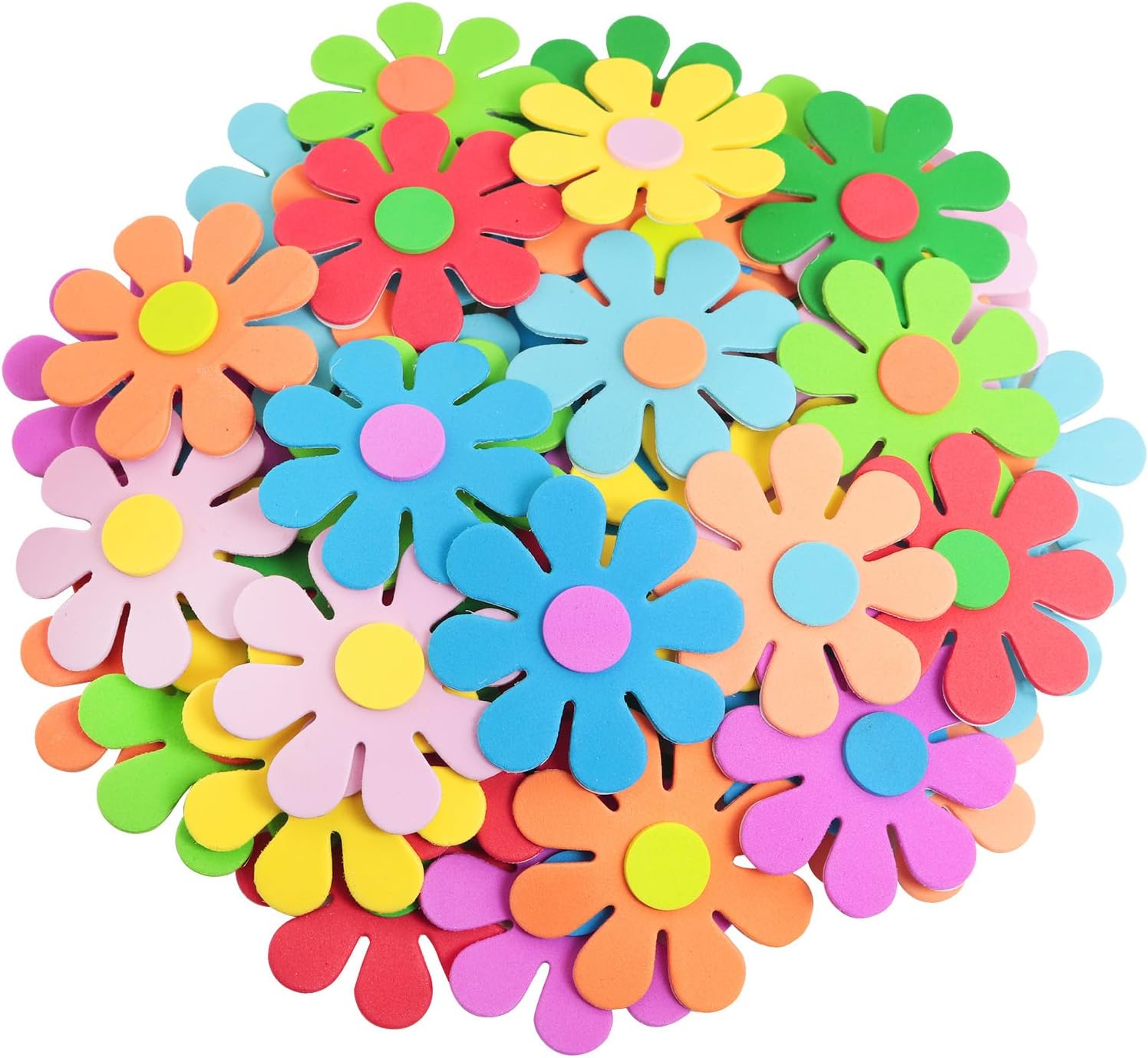 Pegatinas de espuma con flores - Embellish Craft reseña y precio