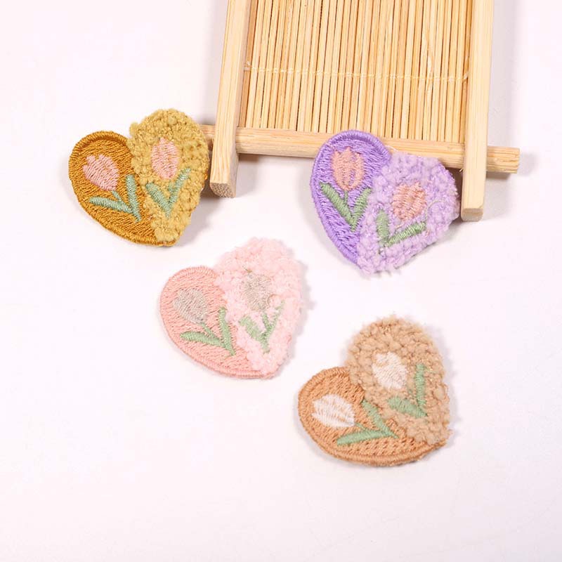 Apliques de flores de amor de  - Applique Patch Flower reseña y precio