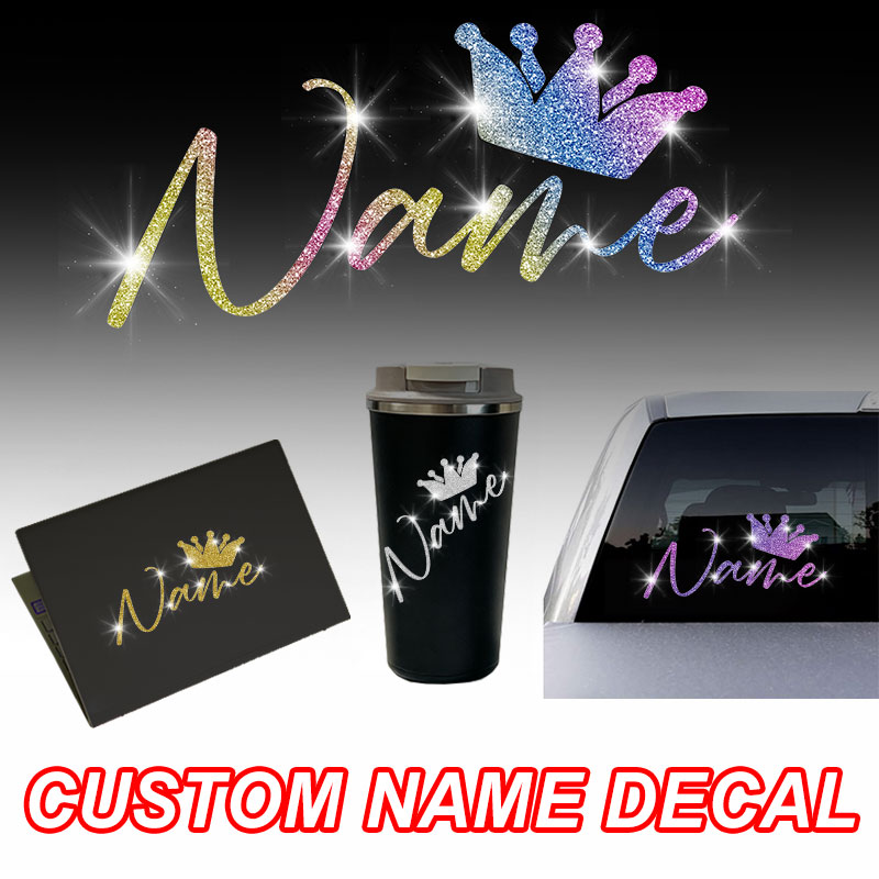 1PC Pegatinas Personalizadas c - Glitter Vinyl Roll reseña y precio