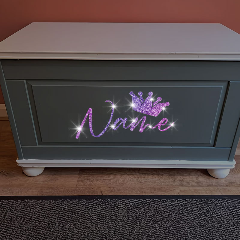 1PC Pegatinas Personalizadas c - Glitter Vinyl Roll reseña y precio