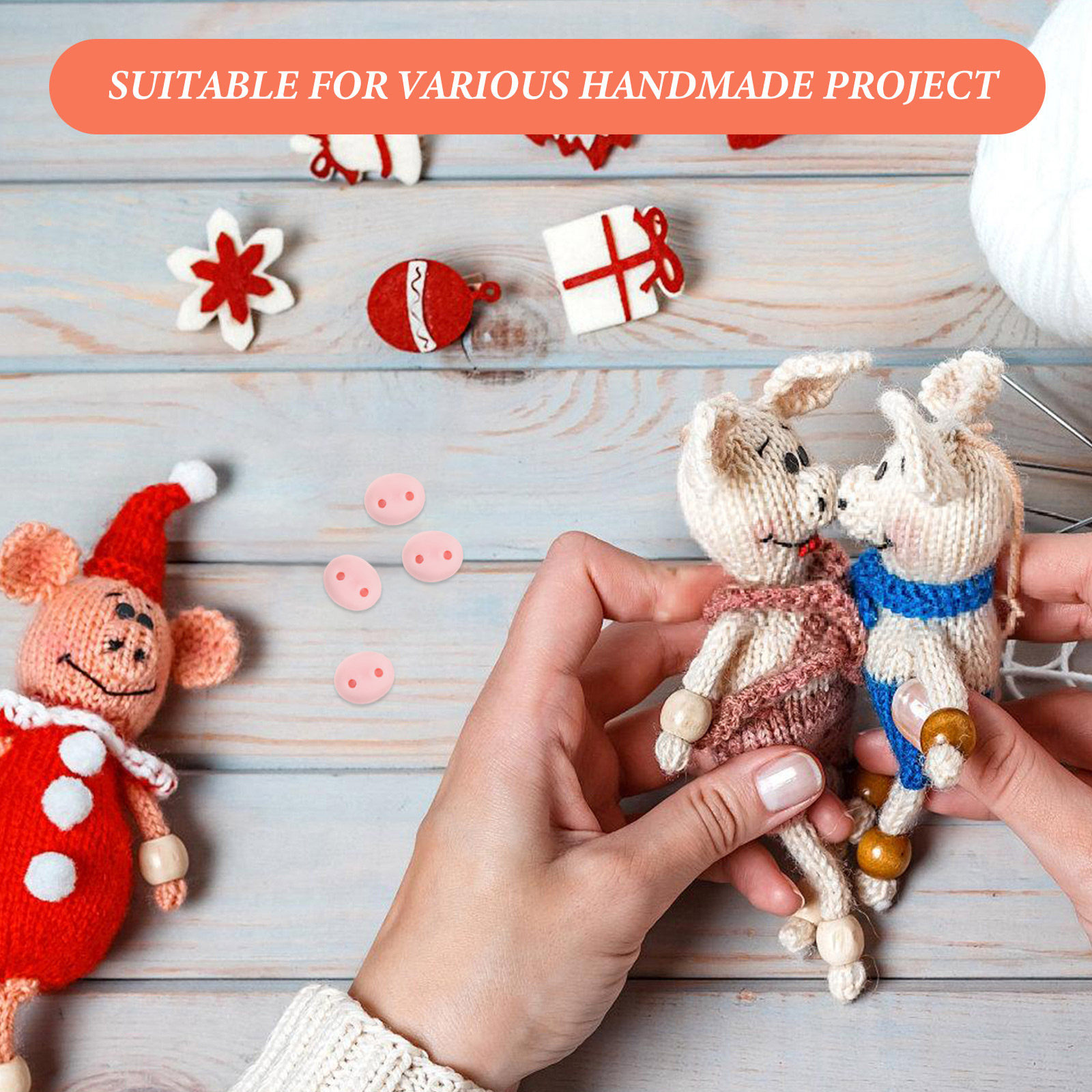 100 Piezas de Narices de Cerdo - Embellishment Glue Craft reseña y precio