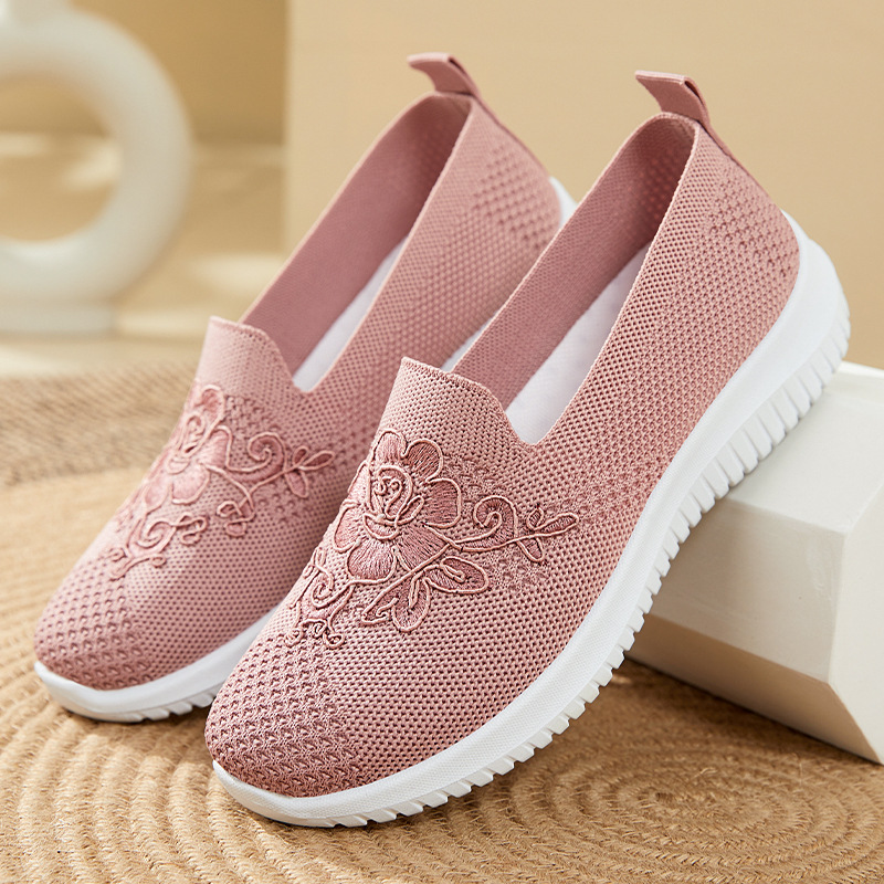 Zapatos de malla con bordado d - Embellish Knit reseña y precio