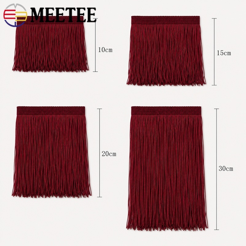 Cinta de Flecos con Borlas Roj - Fringe Ribbon Sewing reseña y precio
