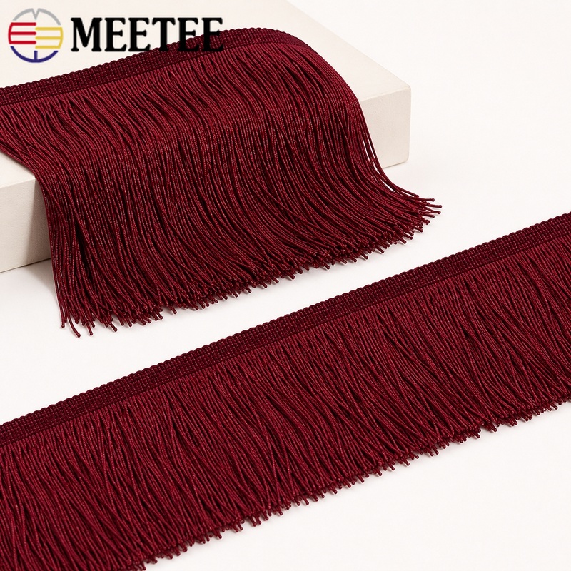Cinta de Flecos con Borlas Roj - Fringe Ribbon Sewing reseña y precio