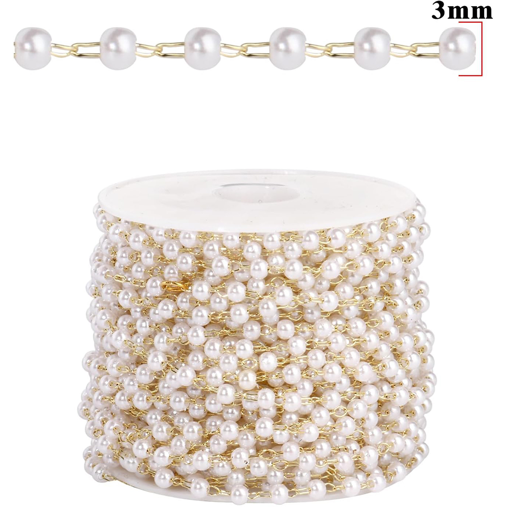 Cadena de Eslabones de Latón C - Pearl Trim Chain reseña y precio