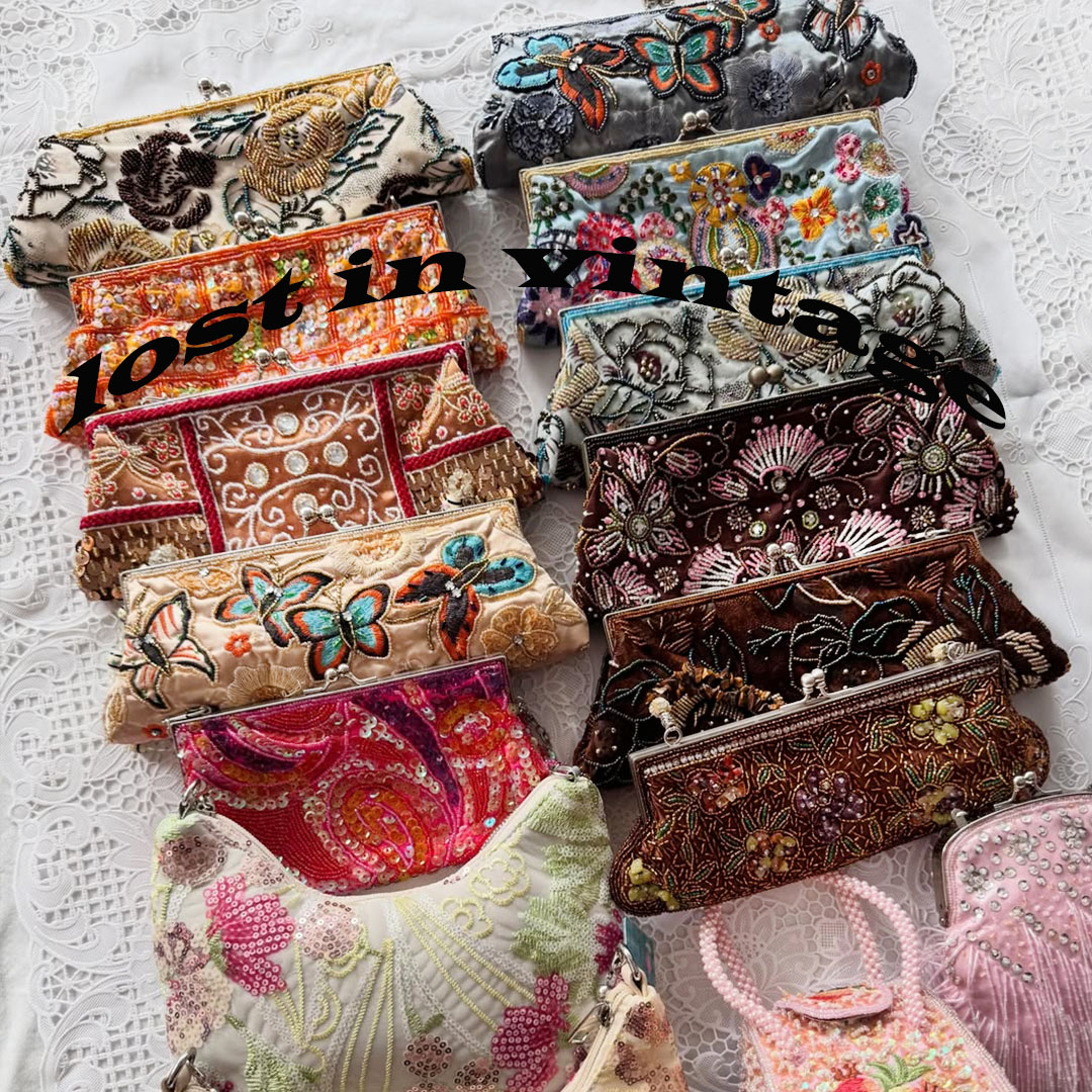 Lost in-Bolso de noche Floral  - Applique Patch Flower reseña y precio