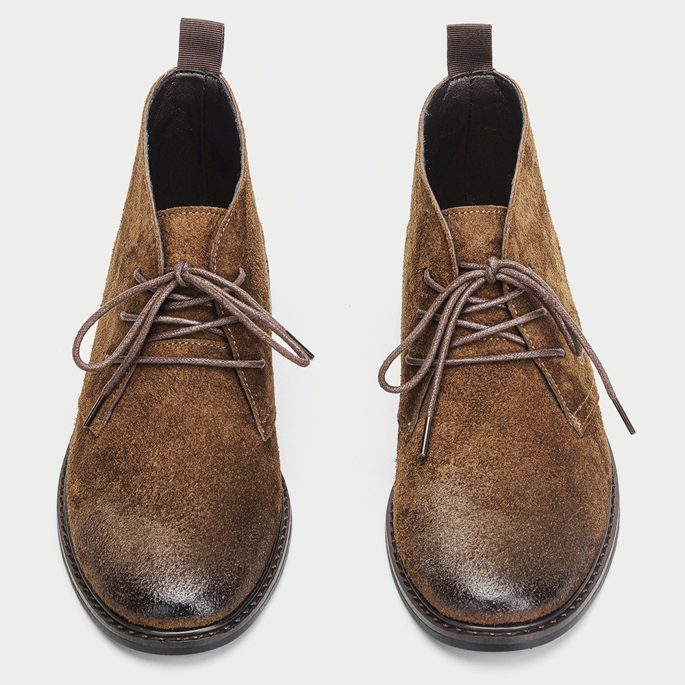 Botas de Cuero Retro Cómodas,  - Guipure Lace Panel reseña y precio