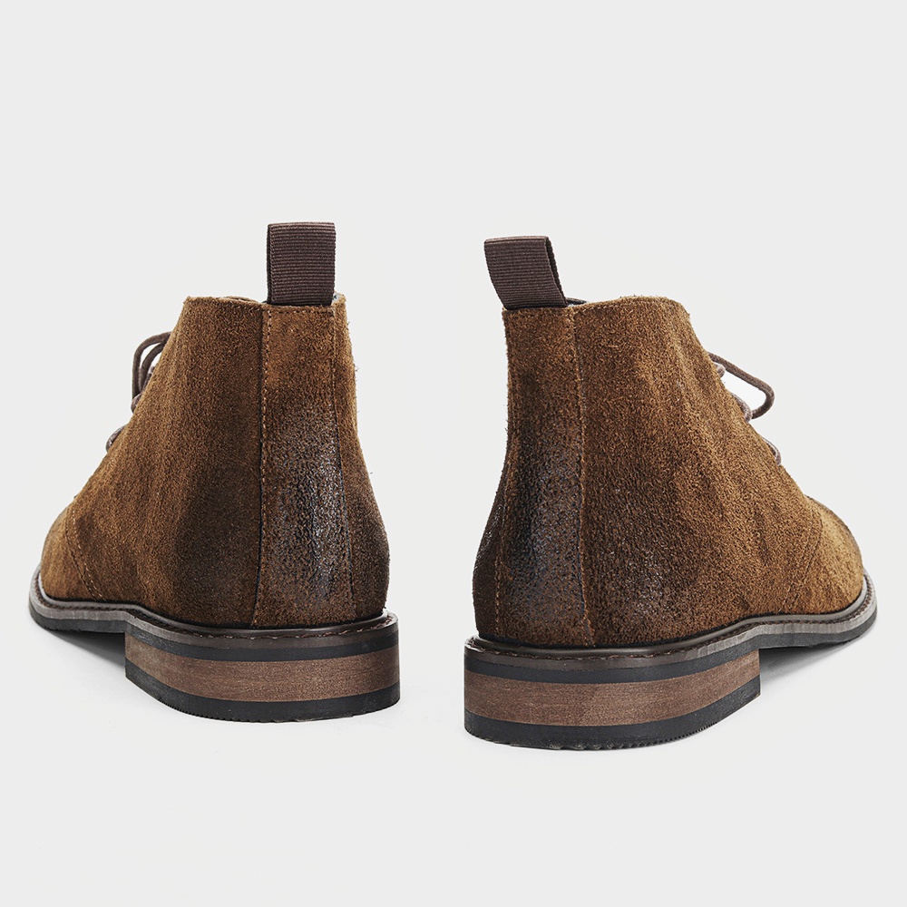 Botas de Cuero Retro Cómodas,  - Guipure Lace Panel reseña y precio