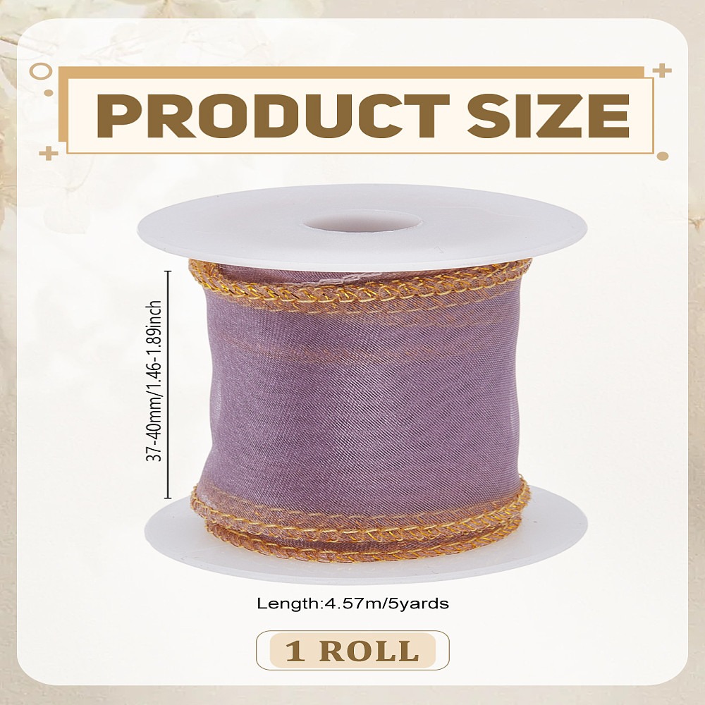 Cintas de organza de poliéster - Organza Ribbon Spool reseña y precio