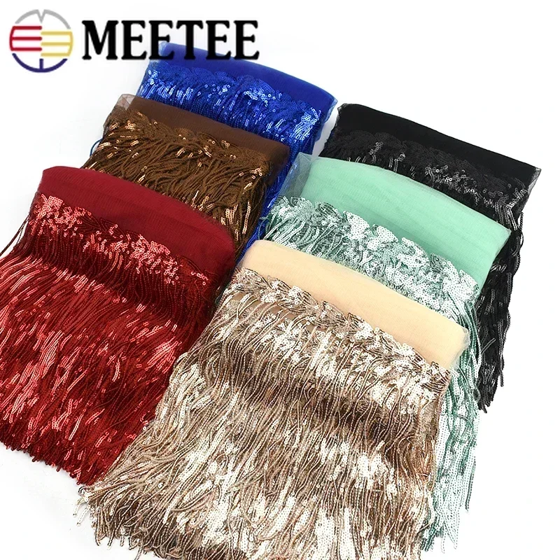 Borlas bordadas con lentejuela - Fringe Ribbon Sewing reseña y precio