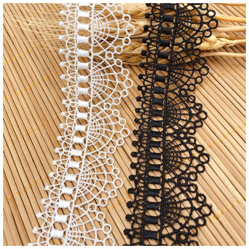 Cadena de clavícula bordada hu - Lace Ribbon Trim reseña y precio