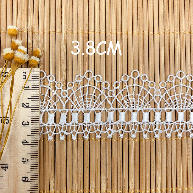 Cadena de clavícula bordada hu - Lace Ribbon Trim reseña y precio