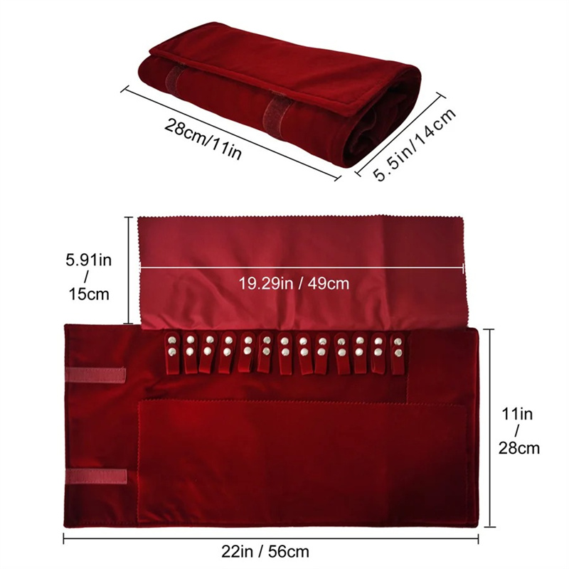 Estuche enrollable de terciope - Velvet Ribbon Roll reseña y precio