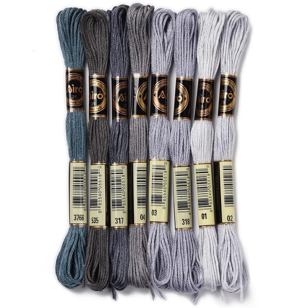 8 ovillos, 70 yardas, pulseras - Embroidery Embellishments reseña y precio